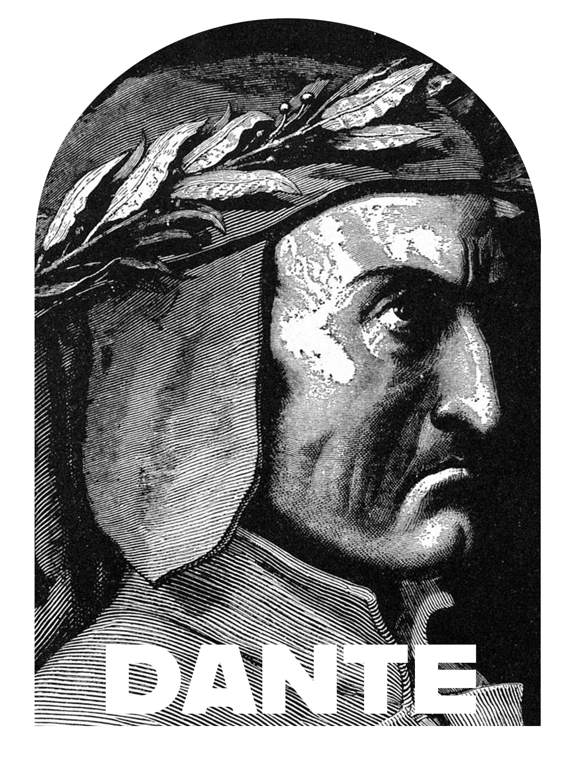 Black and White Headshot of Dante